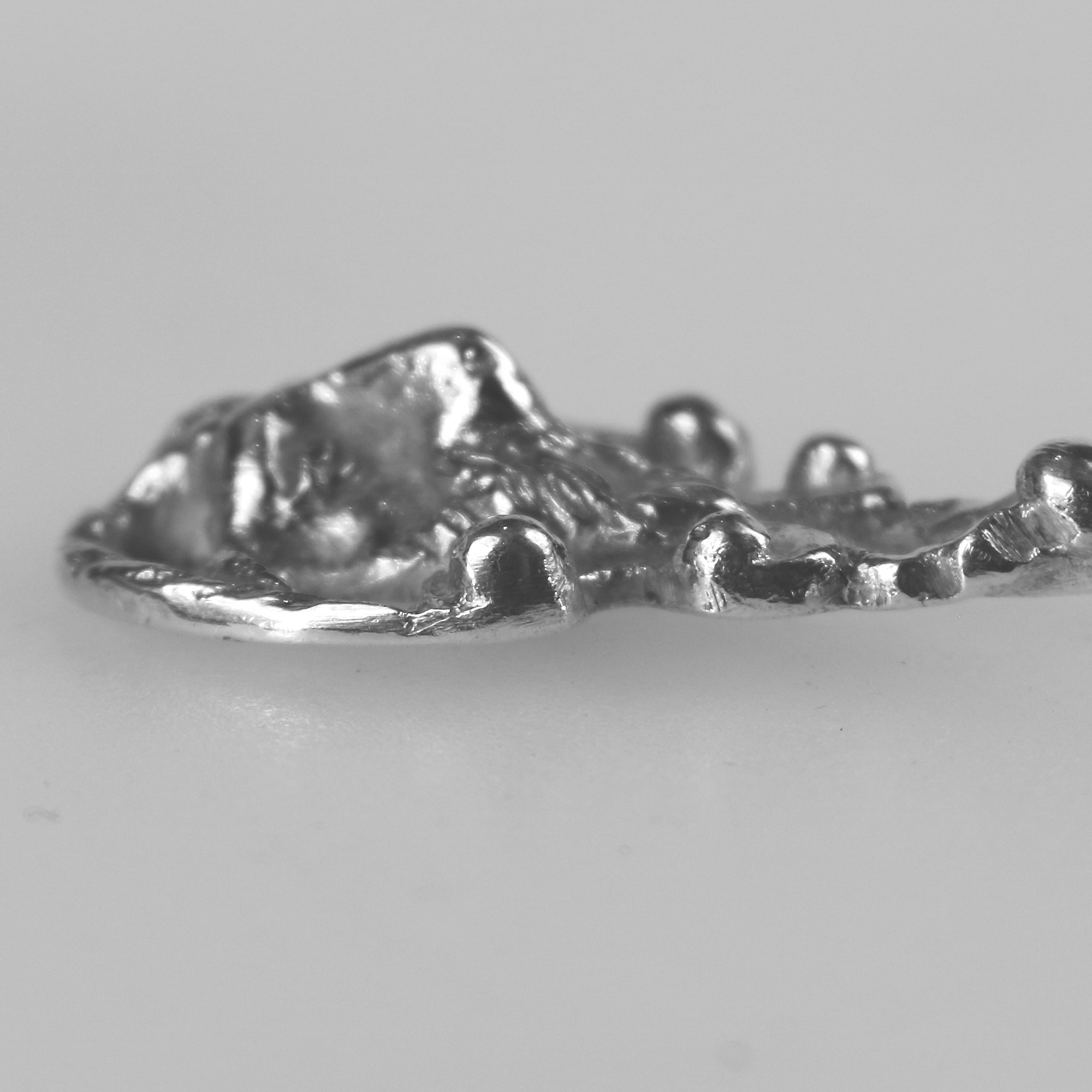 An unusual antique solid silver novelty devil Serving Spoon by Samuel Boyce Landeck C.1904
