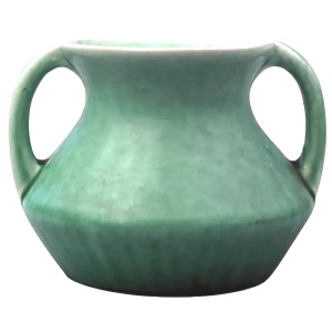 An Art Deco Devonmoor Art Studio Pottery mottled glaze Vase C.1920's-30's