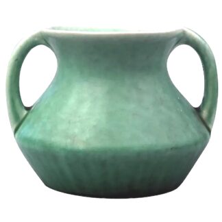 An Art Deco Devonmoor Art Studio Pottery mottled glaze Vase C.1920's-30's