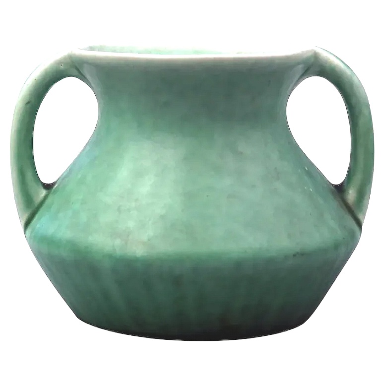 An Art Deco Devonmoor Art Studio Pottery mottled glaze Vase C.1920's-30's
