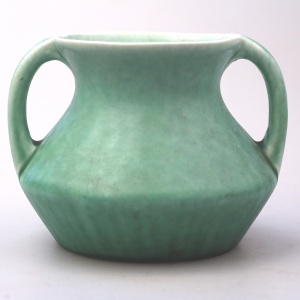 An Art Deco Devonmoor Art Studio Pottery mottled glaze Vase C.1920's-30's