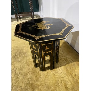 Early 20th Century Oriental Lacquered Folding Table