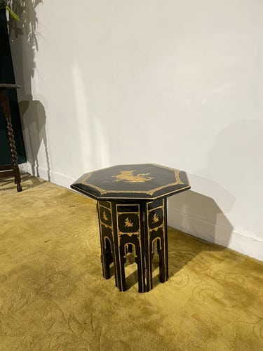 Early 20th Century Oriental Lacquered Folding Table