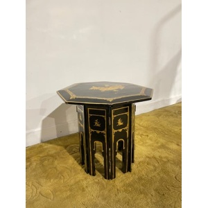 Early 20th Century Oriental Lacquered Folding Table