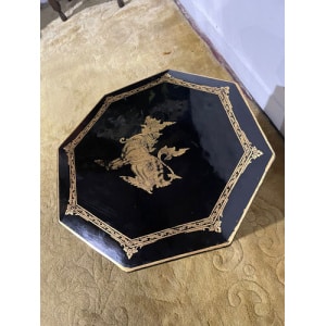 Early 20th Century Oriental Lacquered Folding Table