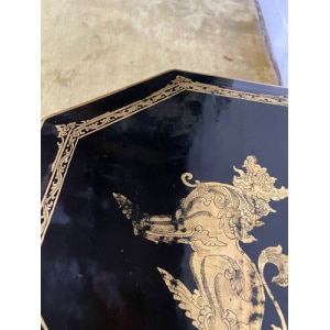 Early 20th Century Oriental Lacquered Folding Table