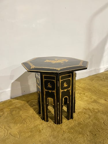 Early 20th Century Oriental Lacquered Folding Table