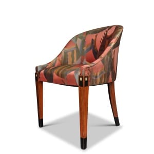 Elegant Matching Pair French Art Deco 1930's Tub Chairs With Original Upholstery