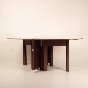 "Dinner" table by Giovanni Offredi for Saporiti Italia