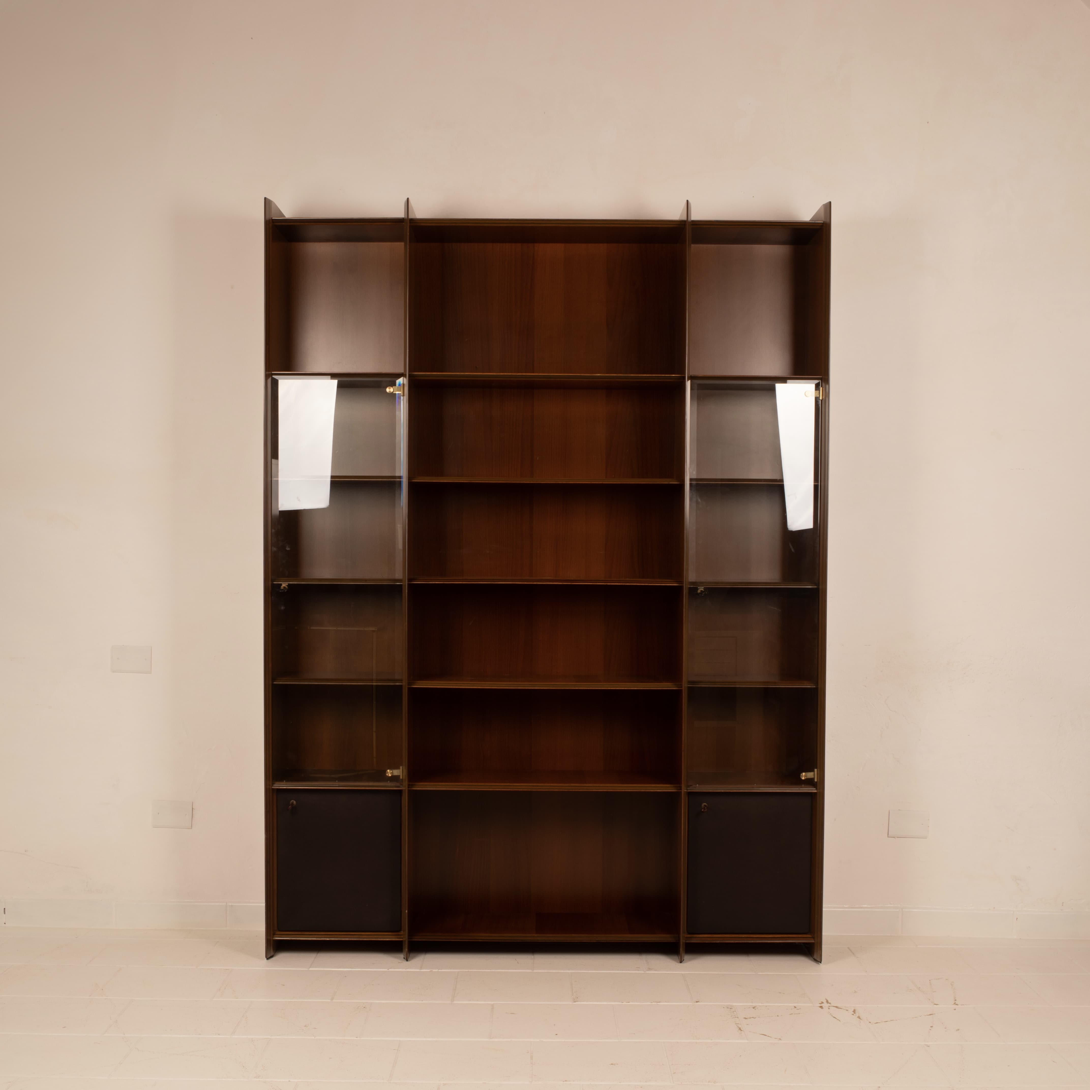 Pair of "Artona" Bookcases by Afra and Tobia Scarpa for Maxalto