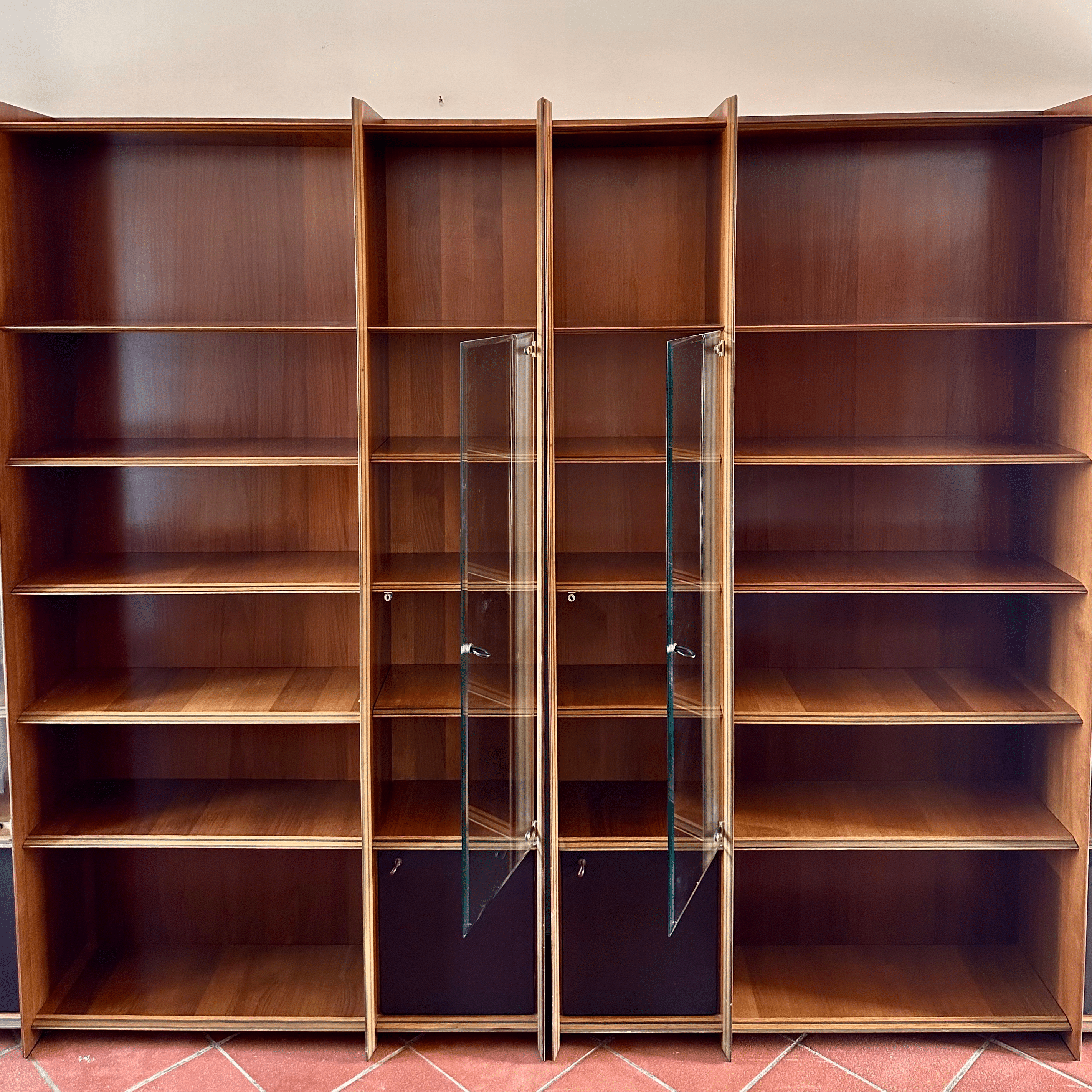 Pair of "Artona" Bookcases by Afra and Tobia Scarpa for Maxalto