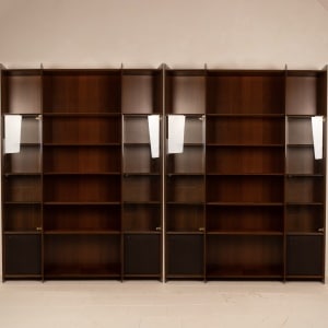 Pair of "Artona" Bookcases by Afra and Tobia Scarpa for Maxalto