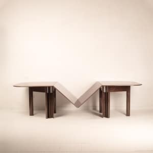 "Dinner" table by Giovanni Offredi for Saporiti Italia