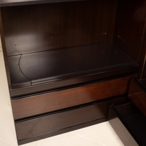 Pair of Cabinets and Bar "S11" by Angelo Mangiarotti for Sorgente dei Mobili