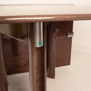 "Dinner" table by Giovanni Offredi for Saporiti Italia
