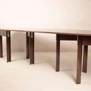 "Dinner" table by Giovanni Offredi for Saporiti Italia