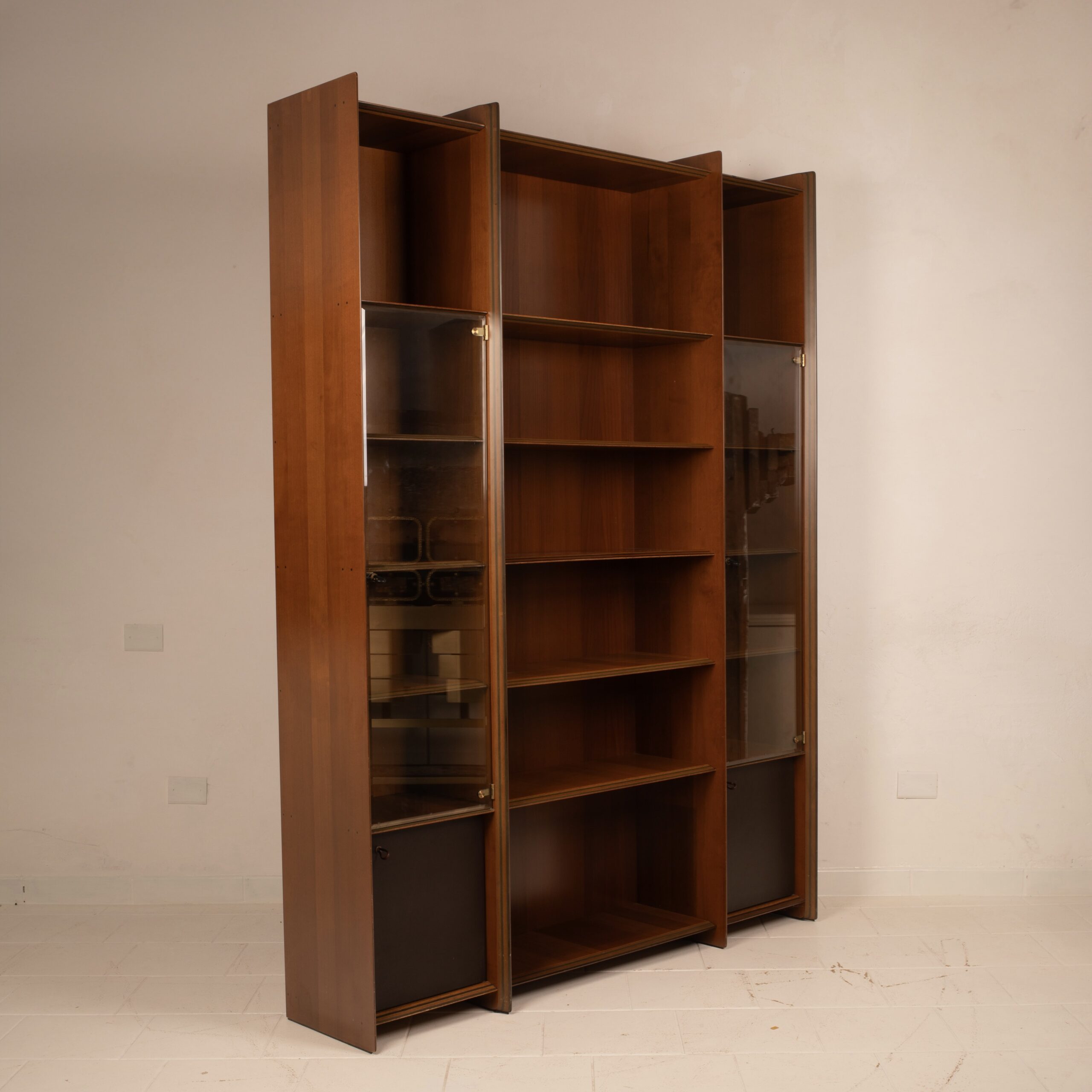 Pair of "Artona" Bookcases by Afra and Tobia Scarpa for Maxalto