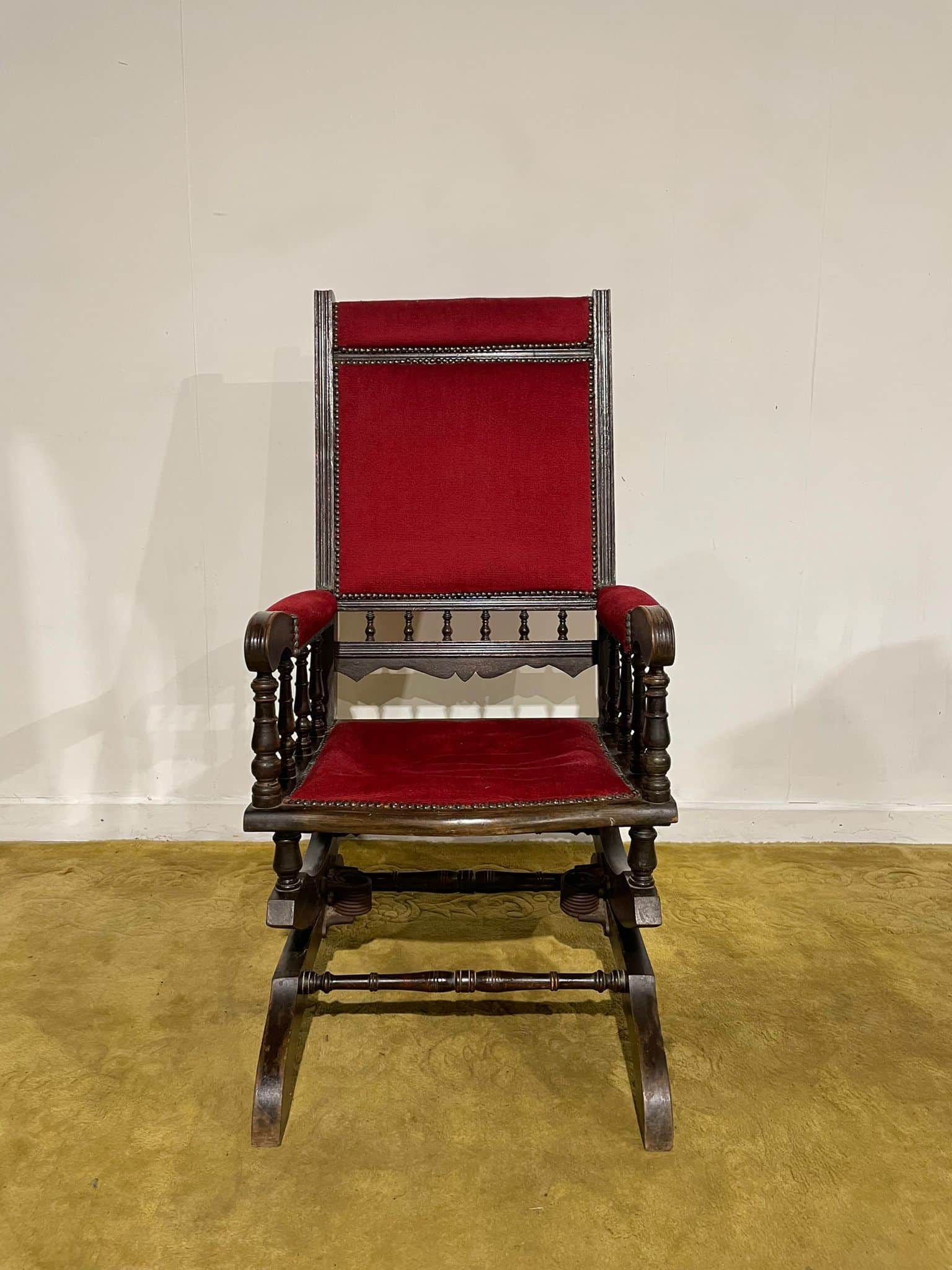 Beech Framed American Rocking Chair