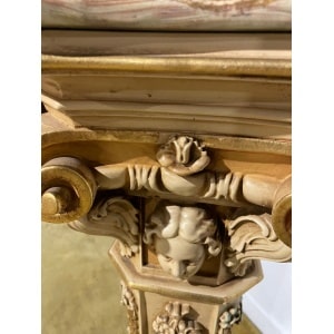 Ornate Reproduction Marble Topped Jardiniere