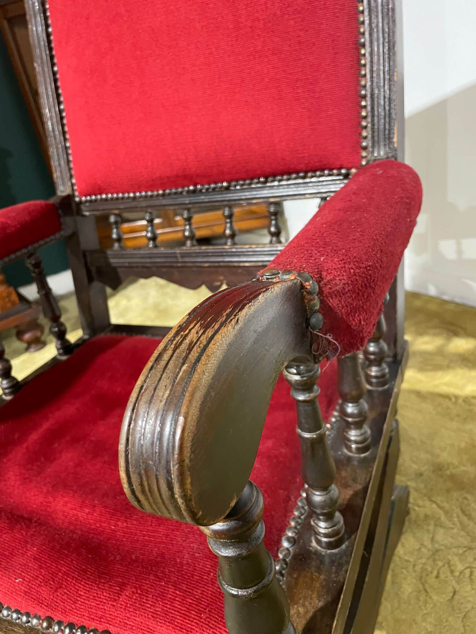 Beech Framed American Rocking Chair