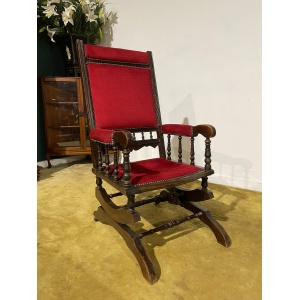 Beech Framed American Rocking Chair