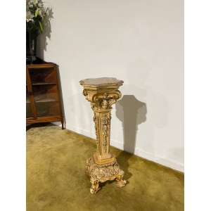Ornate Reproduction Marble Topped Jardiniere