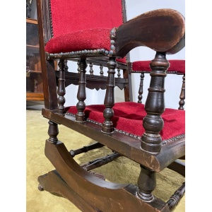 Beech Framed American Rocking Chair