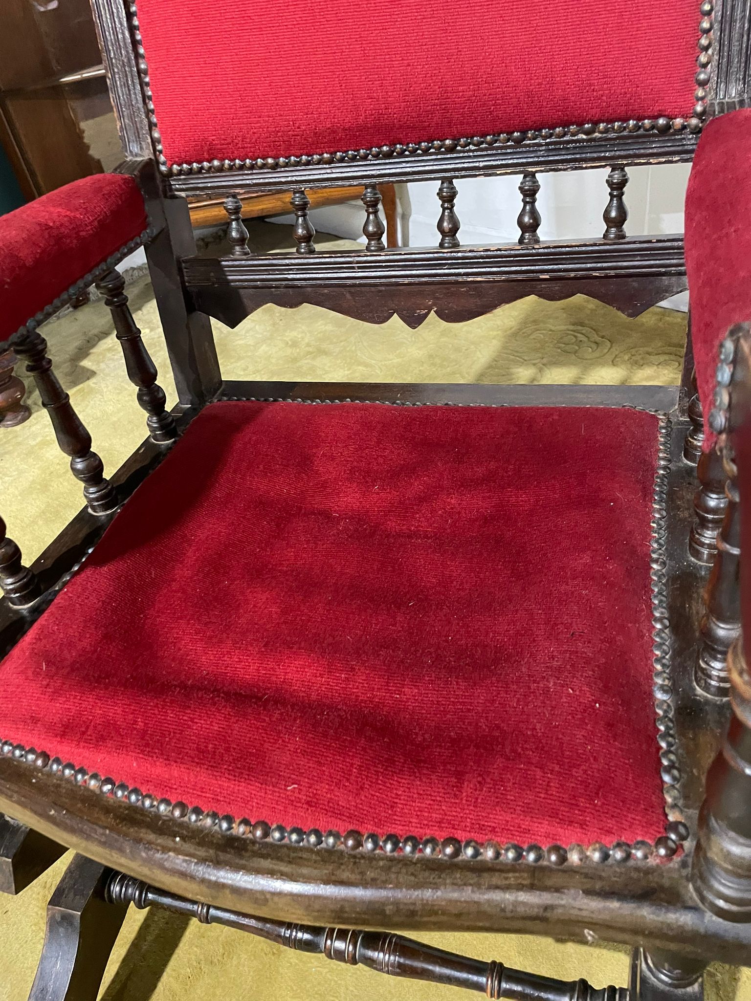 Beech Framed American Rocking Chair