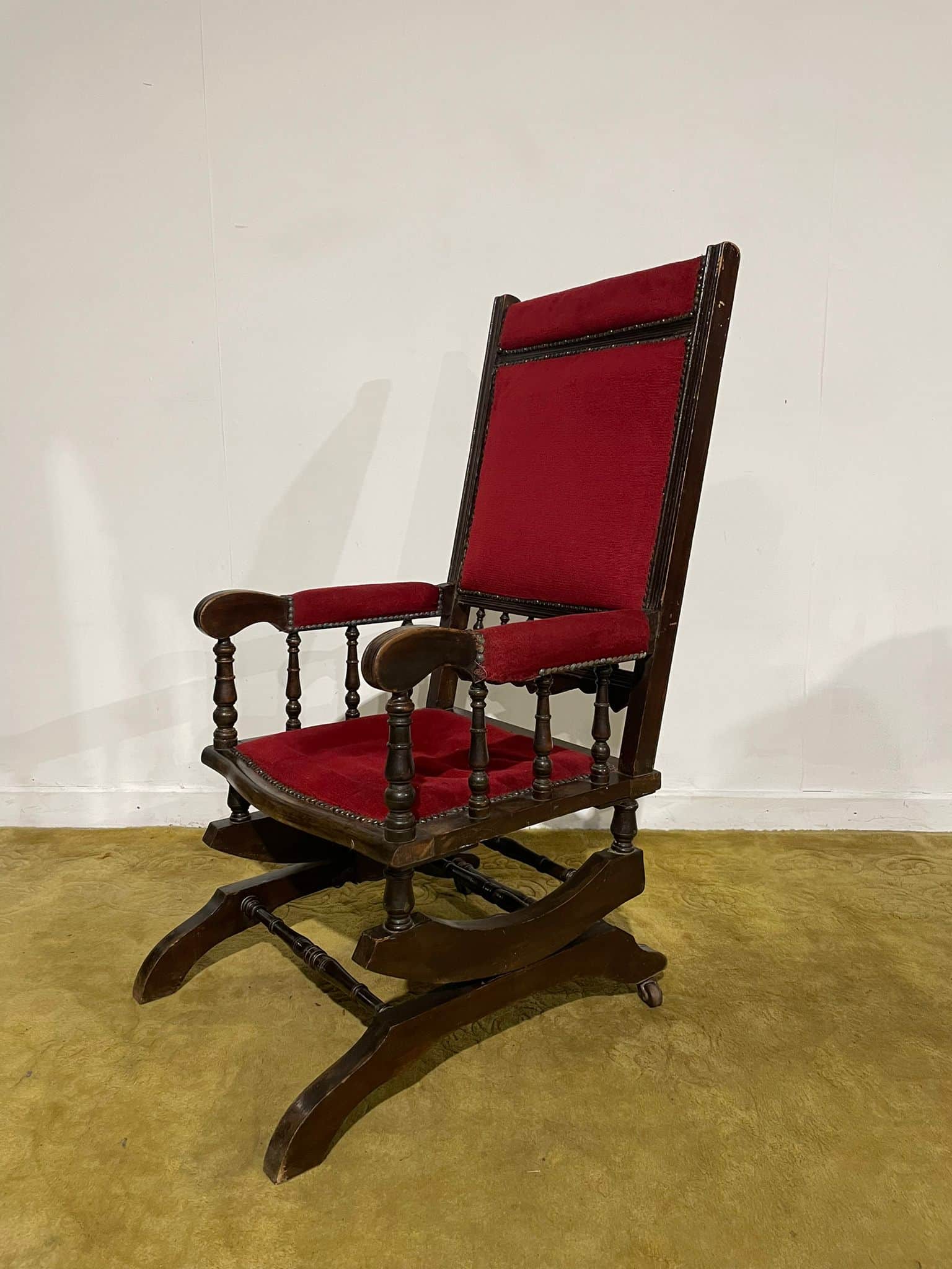 Beech Framed American Rocking Chair