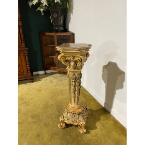 Ornate Reproduction Marble Topped Jardiniere