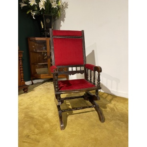 Beech Framed American Rocking Chair