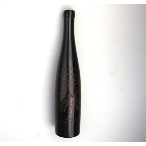 A most unusual & charming antique novelty love token glass Hock Bottle C.19thC