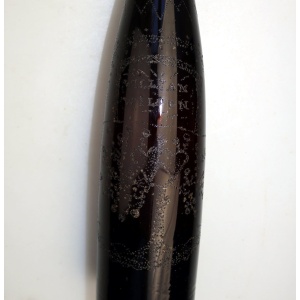 A most unusual & charming antique novelty love token glass Hock Bottle C.19thC