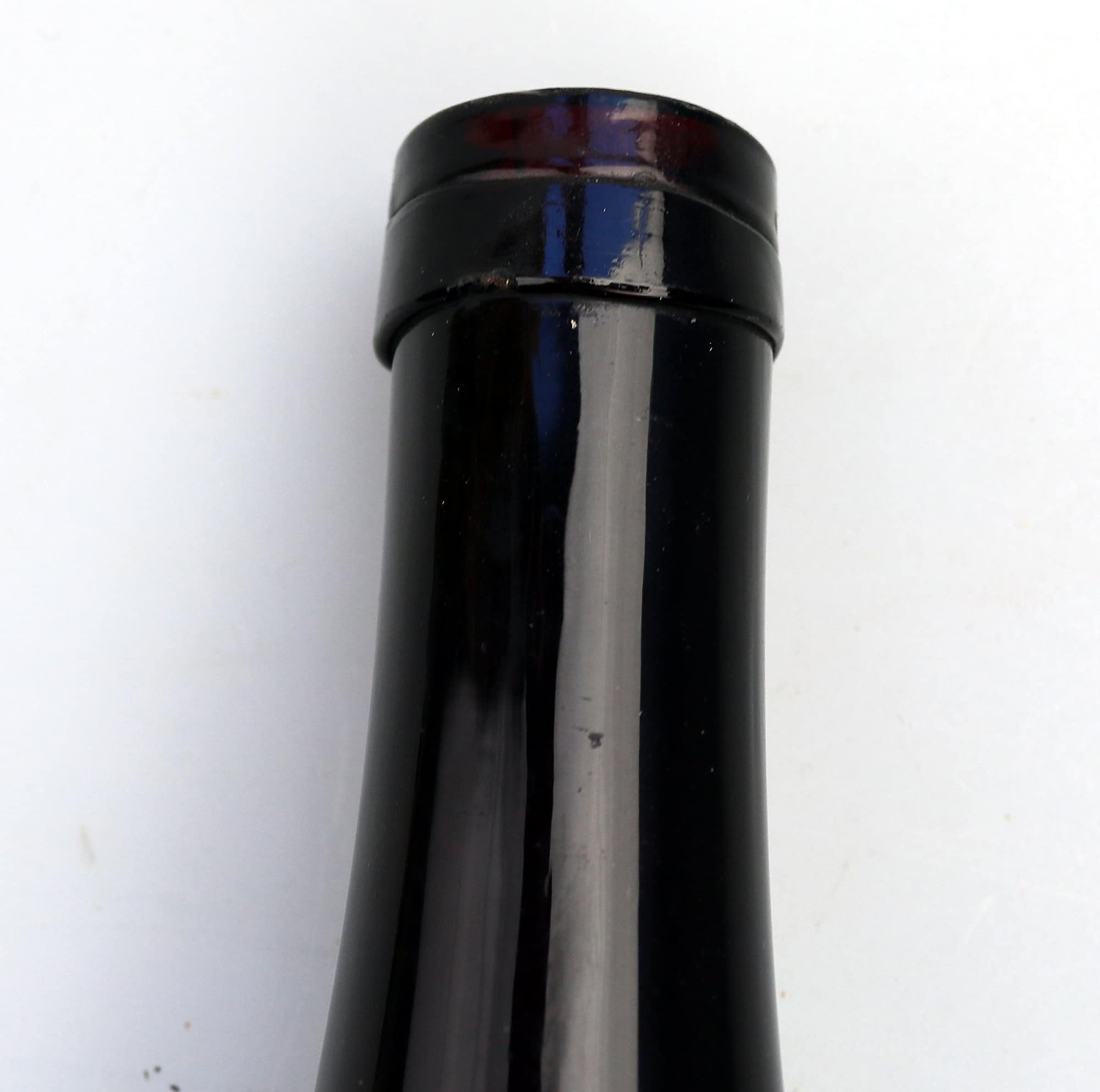 A most unusual & charming antique novelty love token glass Hock Bottle C.19thC