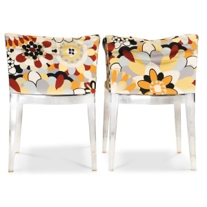 Kartell Mademoiselle "A La Mode" Missoni Sketches Lucite Chair Philippe Starck