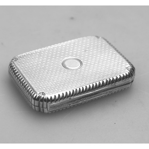 A good & larger antique George III English solid silver Vinaigrette C.1815