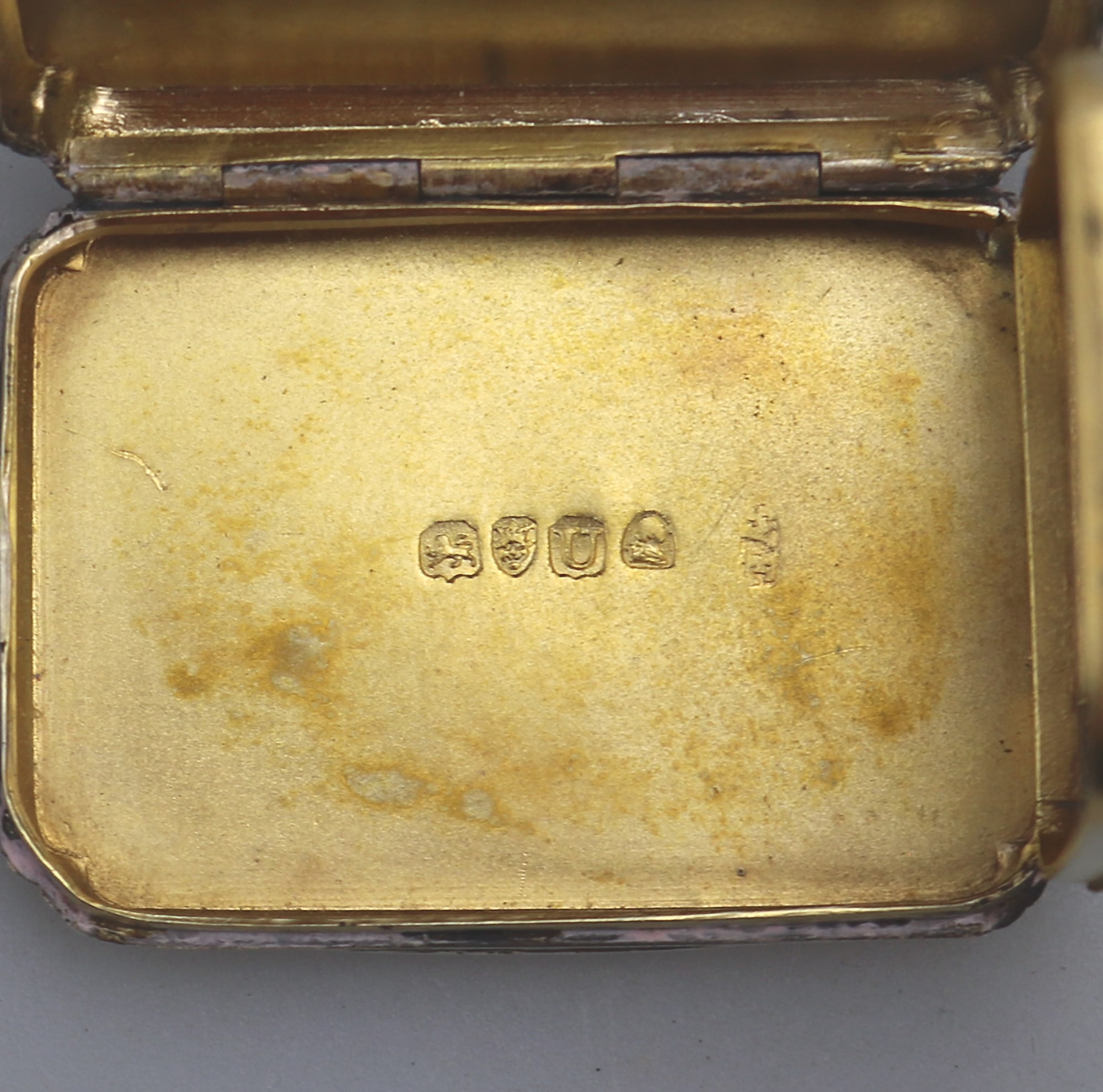 A good & larger antique George III English solid silver Vinaigrette C.1815