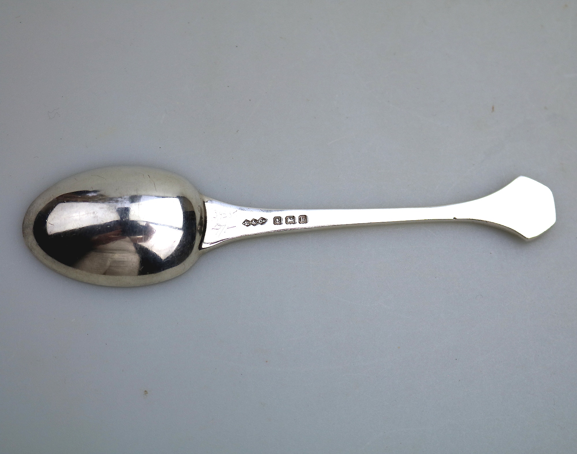 Antique Liberty & Co solid silver Arts & Crafts Serving or Preserve Spoon C.1909