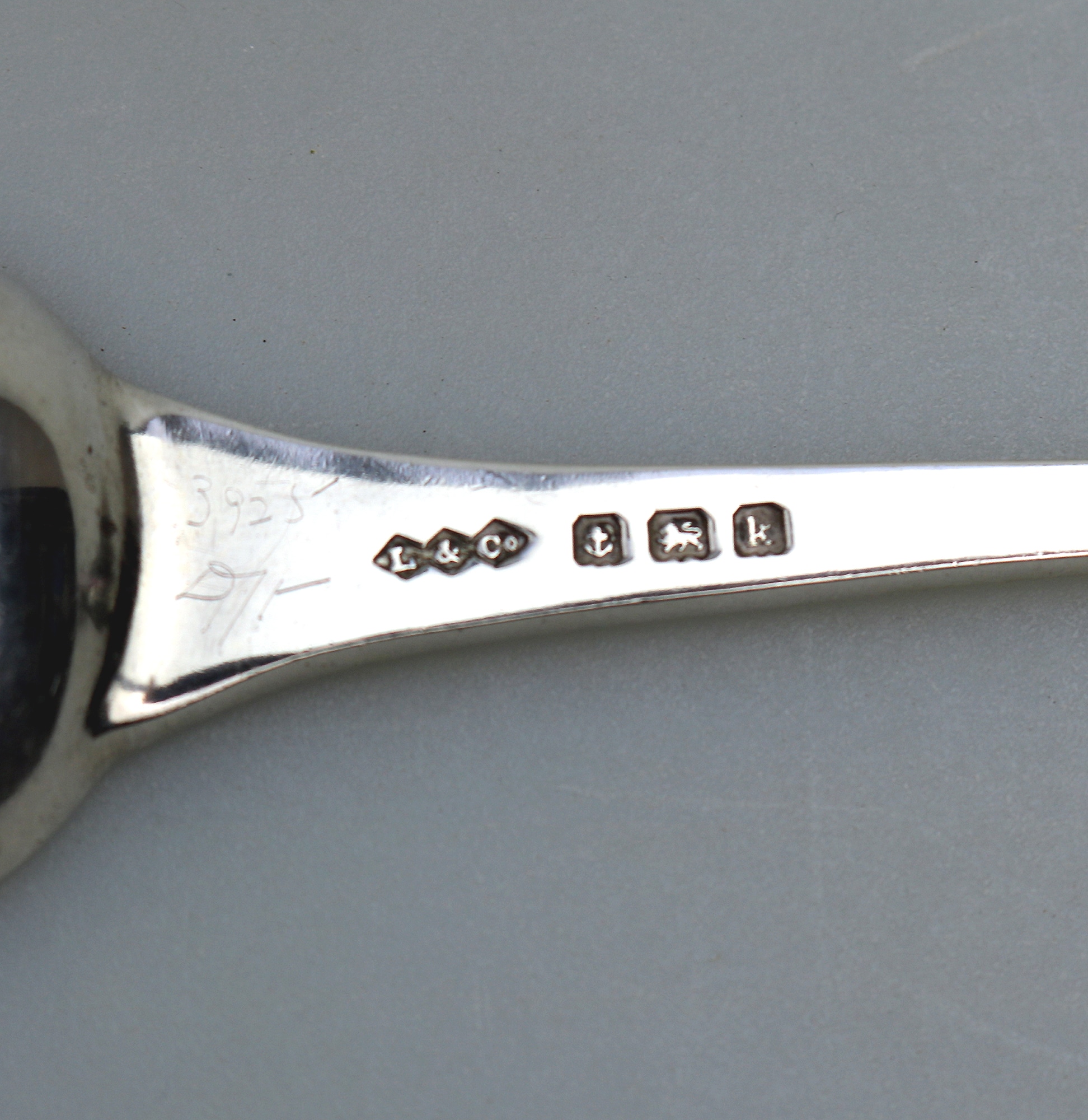 Antique Liberty & Co solid silver Arts & Crafts Serving or Preserve Spoon C.1909