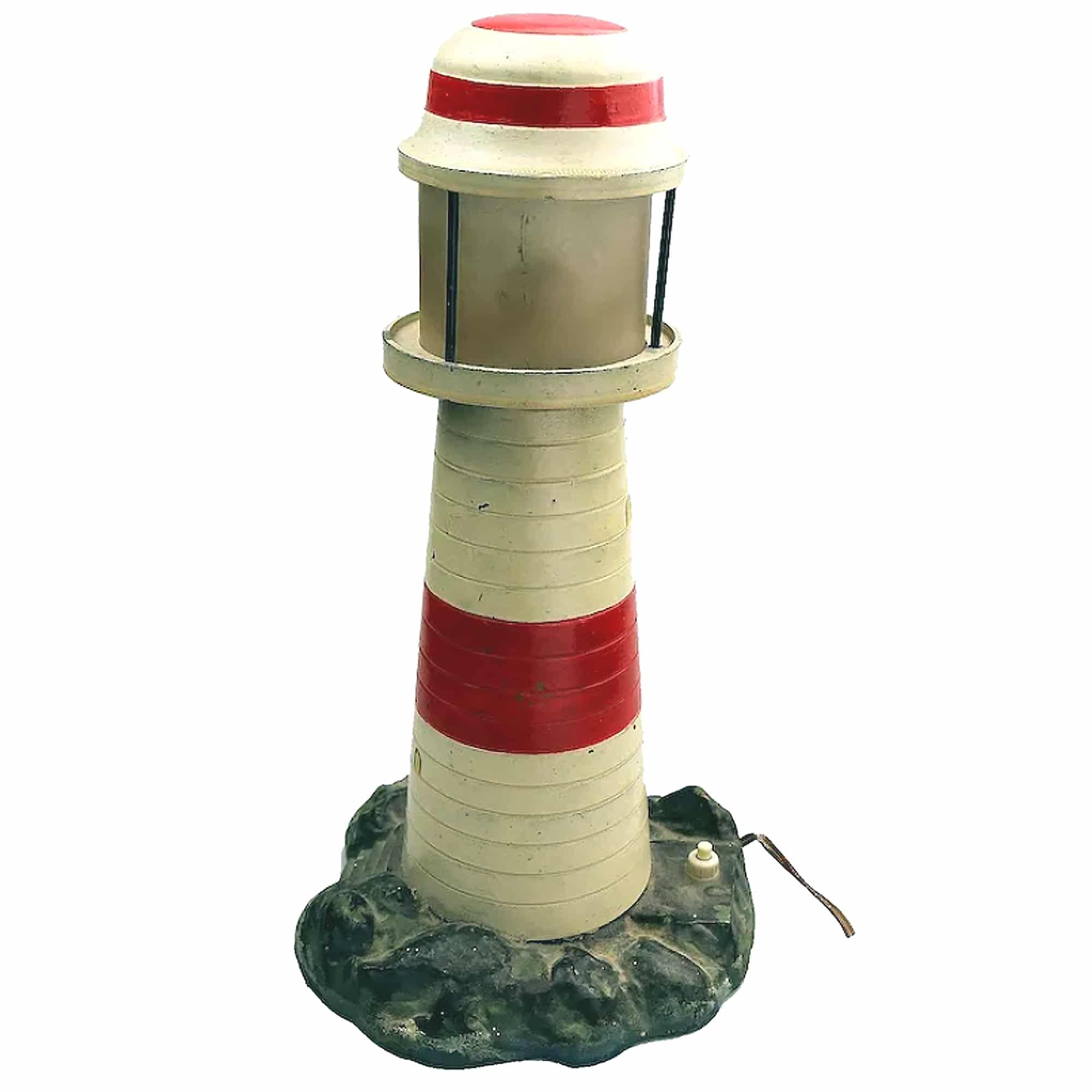 An unusual Lighting Art Deco novelty Lighthouse Table Lamp Night Light C.1920's