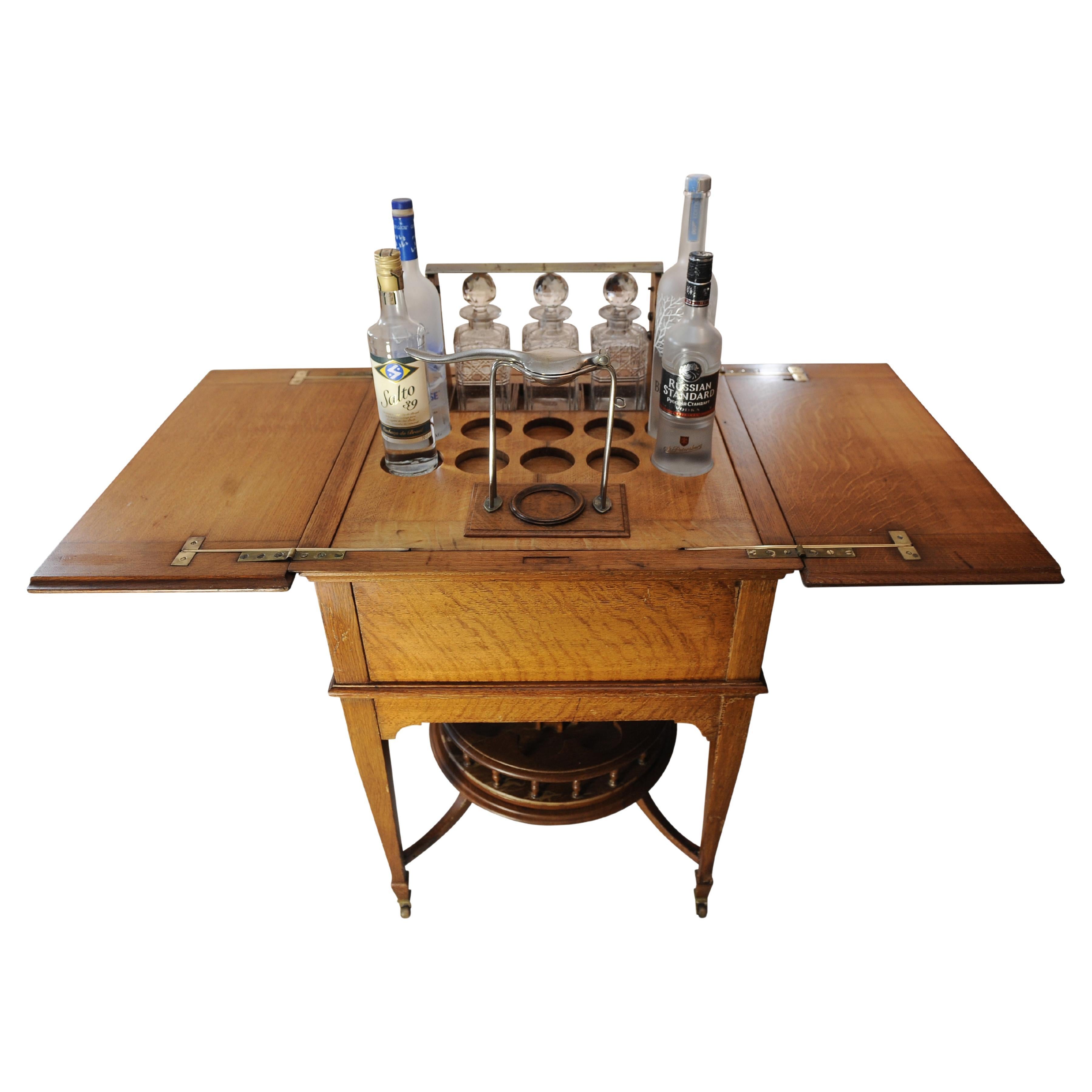 Luxurious & Rare Asprey & Co. London Royal Warrant Drinks Cabinet Dry Bar