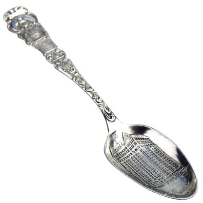A rare Freemasons sterling silver R Wallace Chicago Masonic Temple Spoon C.20thC - Image 2