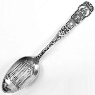 A rare Freemasons sterling silver R Wallace Chicago Masonic Temple Spoon C.20thC