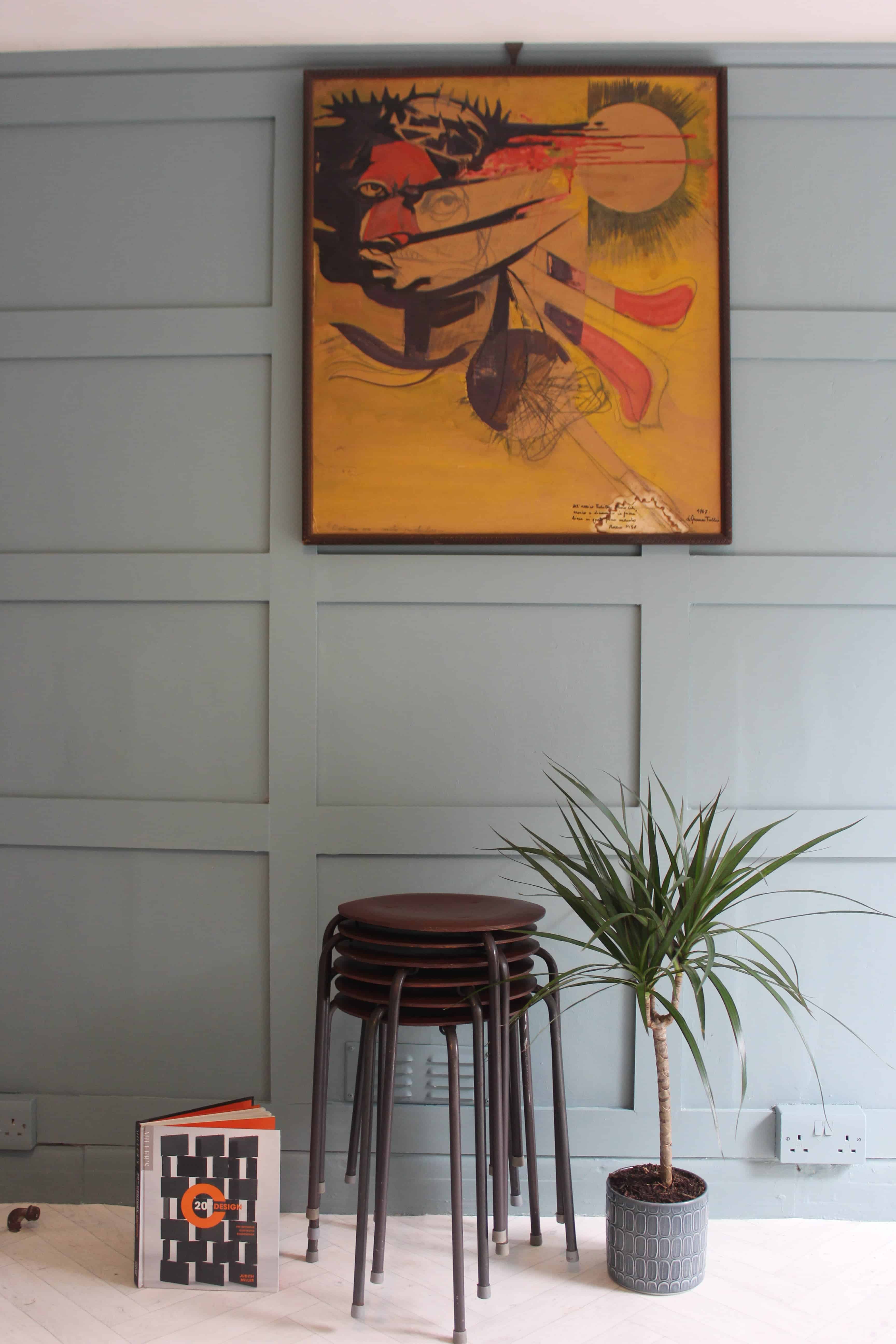 Mid-Century Arne Jacobsen Fritz Hansen Teak Stacking Stools x 2