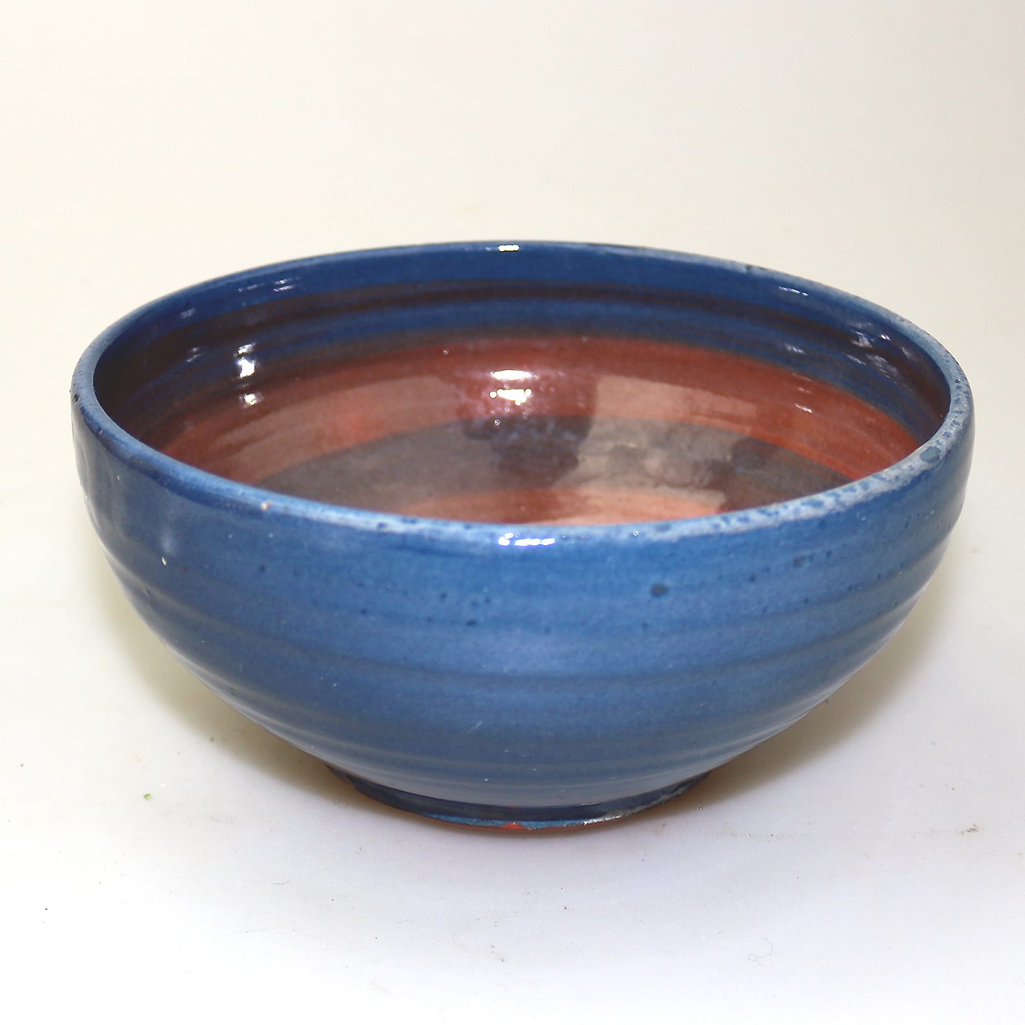 Studio Art Pottery spiral design Bowl by Angela Carter Milland Pottery C.20thC+