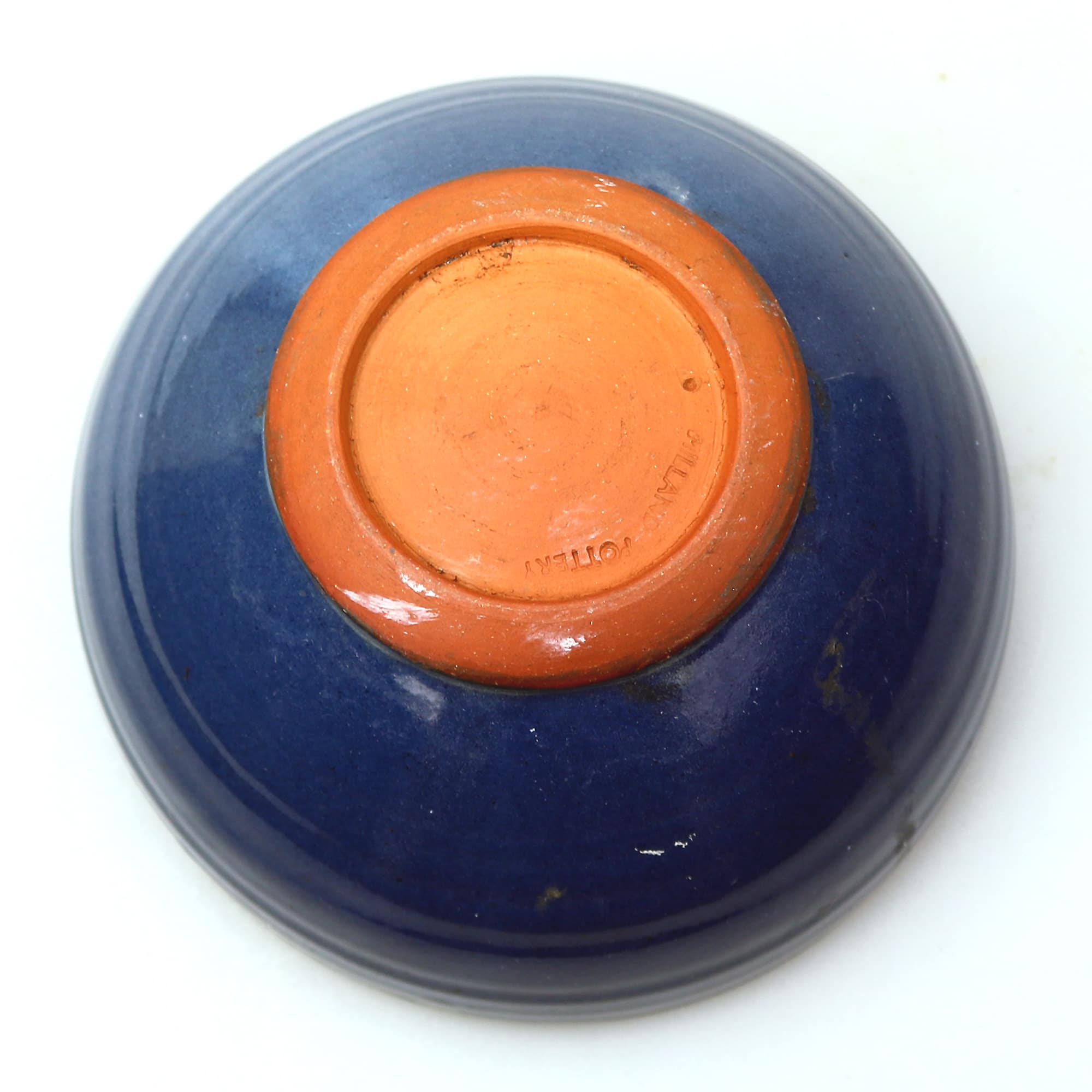 Studio Art Pottery spiral design Bowl by Angela Carter Milland Pottery C.20thC+