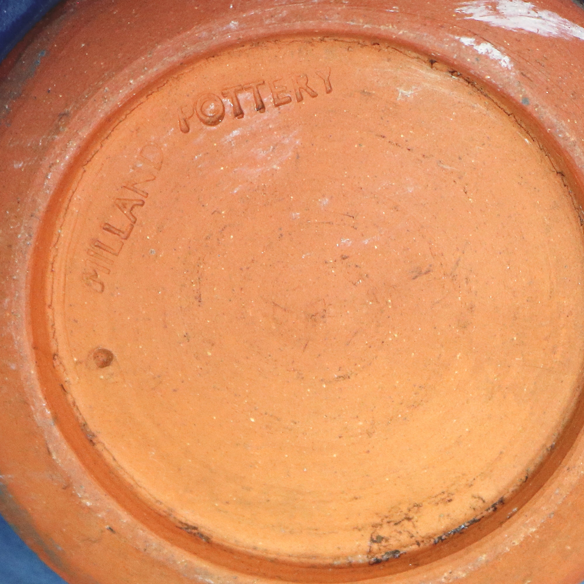 Studio Art Pottery spiral design Bowl by Angela Carter Milland Pottery C.20thC+