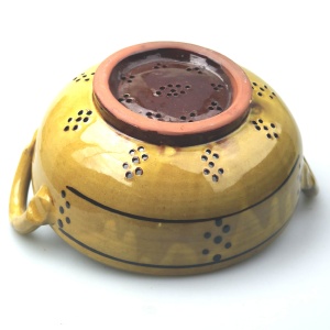 An unusual Studio Art Pottery Strainer / Colander by Milland Pottery C.20thC+