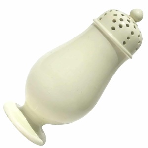 A rare antique Georgian Yorkshire Creamware pottery Sugar Sifter Muffineer C.1780