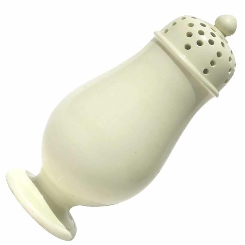 A rare antique Georgian Yorkshire Creamware pottery Sugar Sifter Muffineer C.1780